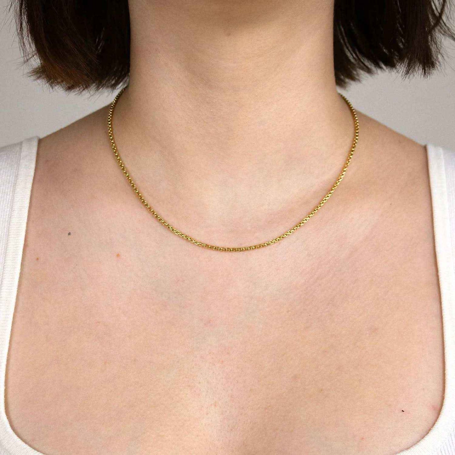 Goldkette Venezianerkette Länge 50cm - Breite 2,0mm - 585-14 Karat Gol