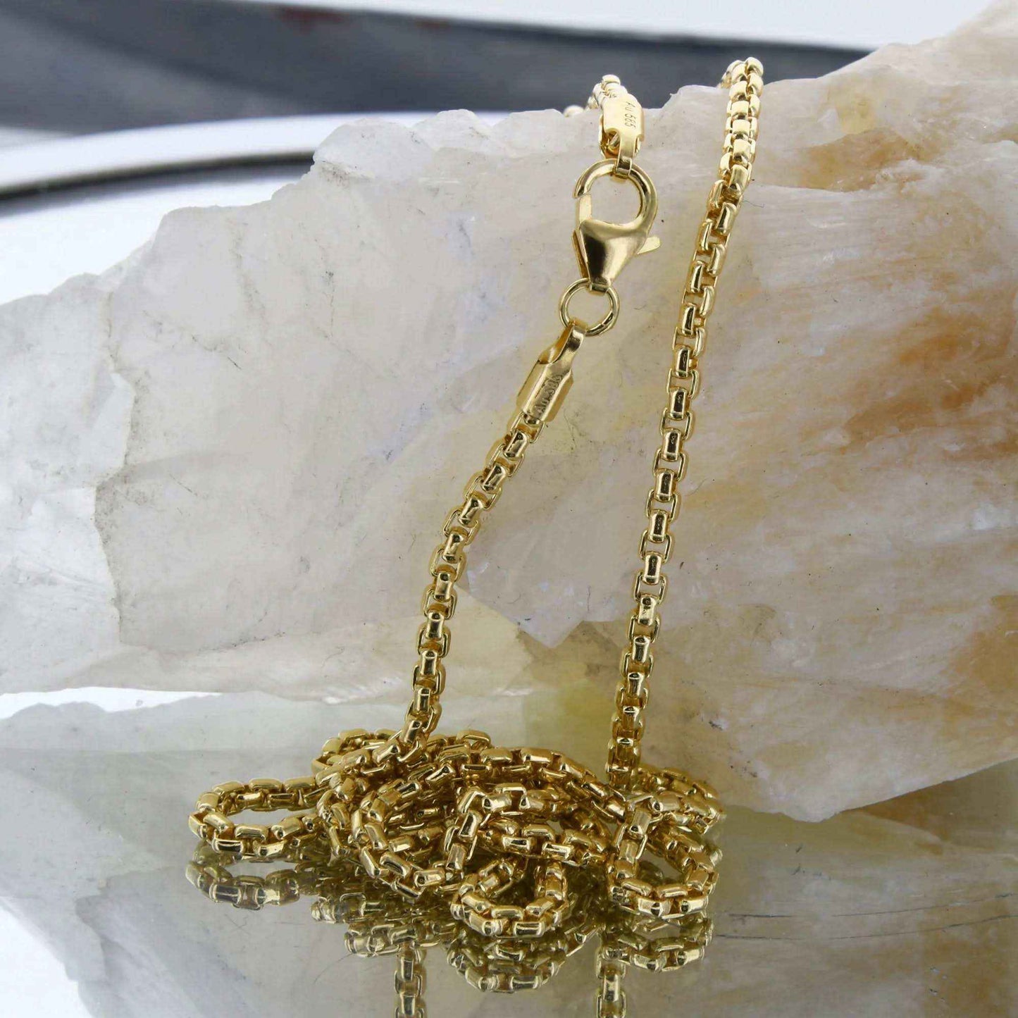 Goldkette Venezianerkette Länge 50cm - Breite 2,0mm - 585-14 Karat Gol