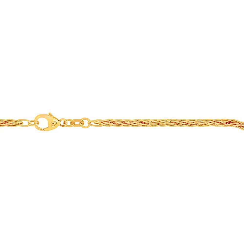 Goldkette Zopfkette Länge 50cm - Breite 2,1mm - 585-14 Karat Gold