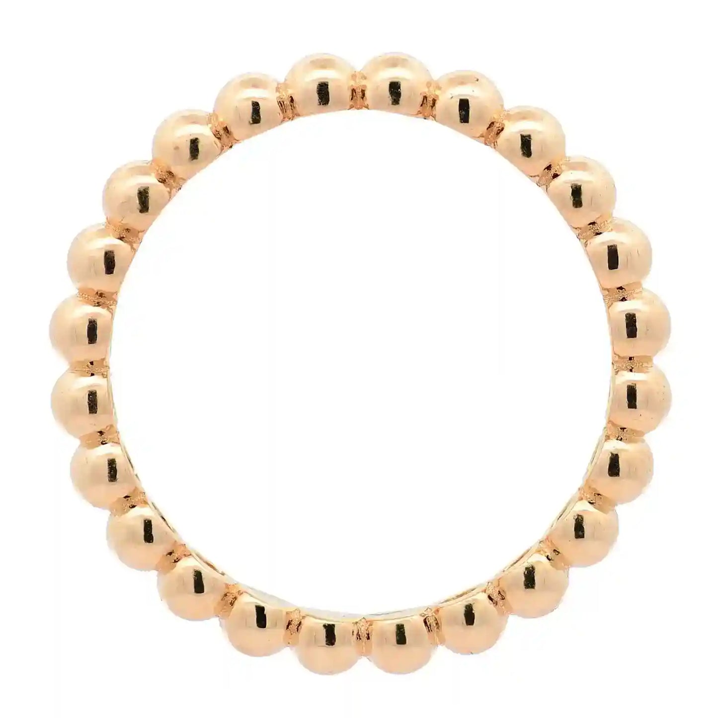 Goldring  Kügelchen Ring 3 mm 585-14 Karat Gelbgold