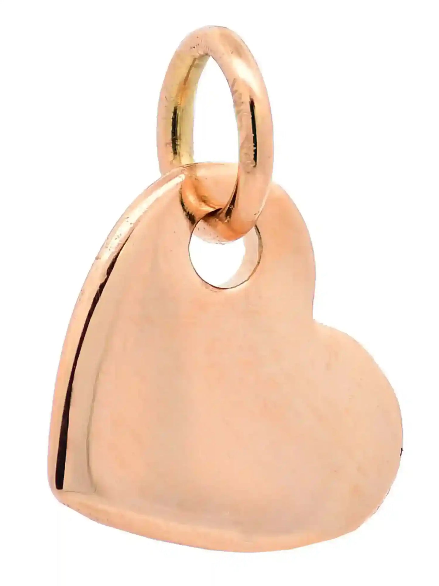 Halskette Anhänger Herz mit 1,1 mm Goldkette 585-14 Karat Gold