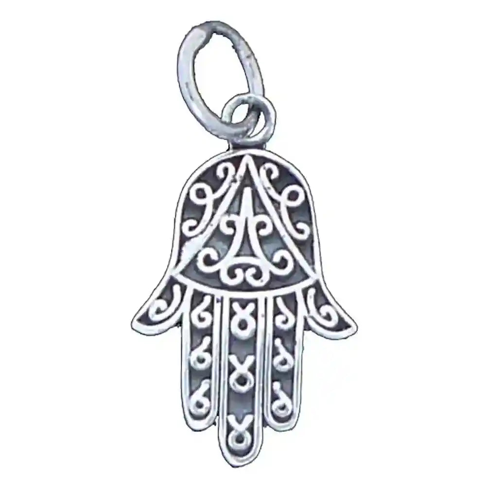 Hand der Fatima klein Schmuck Anhänger 925er Silber