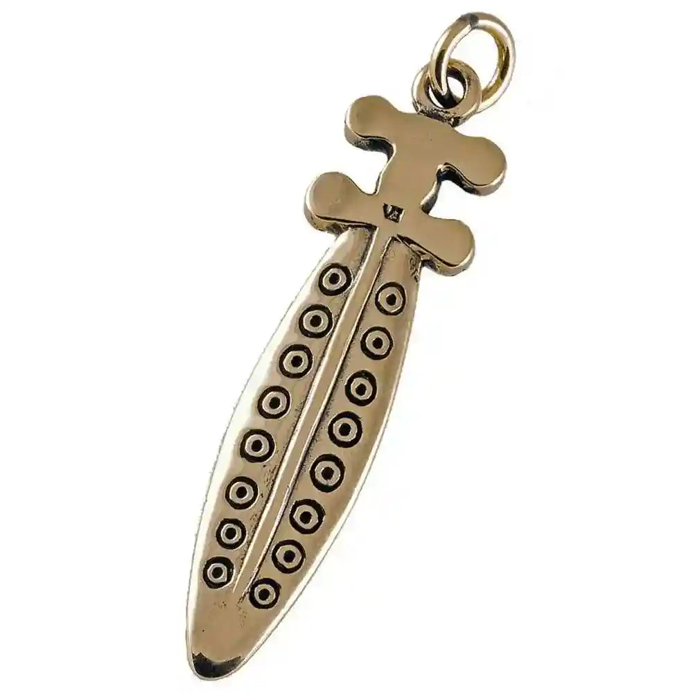 keltischer Schwertanhänger celtic massiv Bronze Anhänger Schmuck Schwert