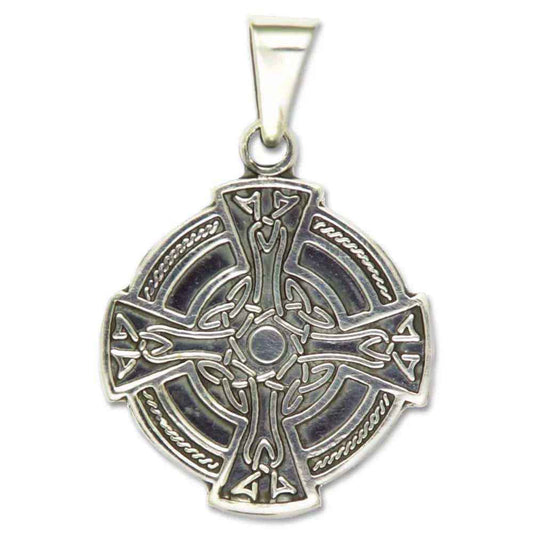 keltisches Knoten-Kreuz Schmuck Anhänger 925er Silber Kreuze 27 mm - Firma Holzenplotz - Silberketten-Goldketten.de