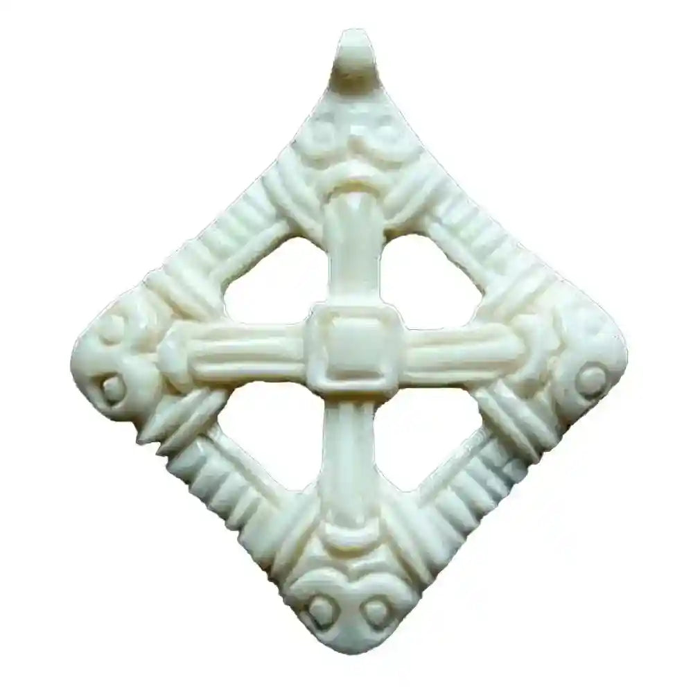 Knochen Viking Cross Anhänger Schmuck Wikinger