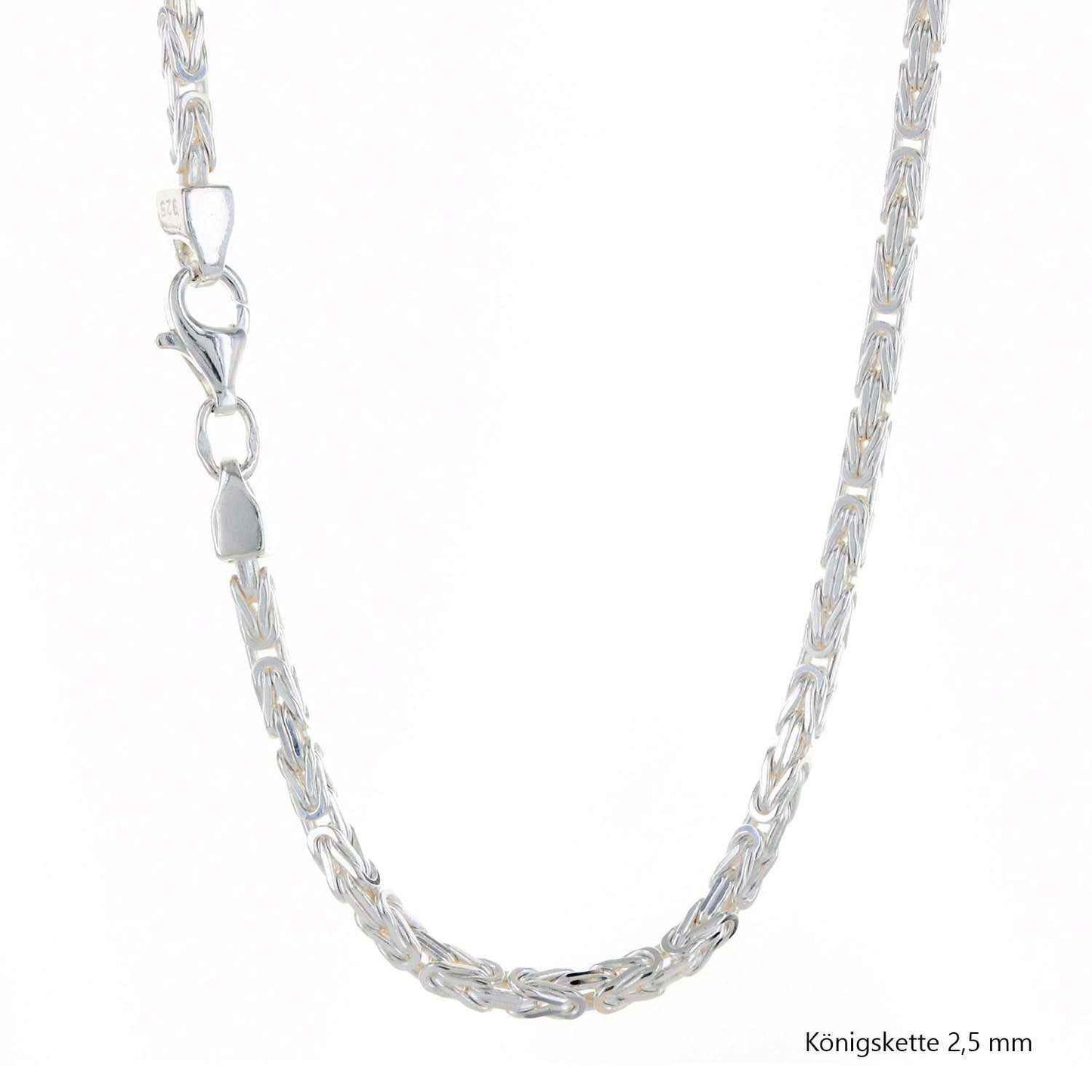 Königskette Halskette 925 Sterlingsilber Auswahl - Firma Holzenplotz - Silberketten-Goldketten.de