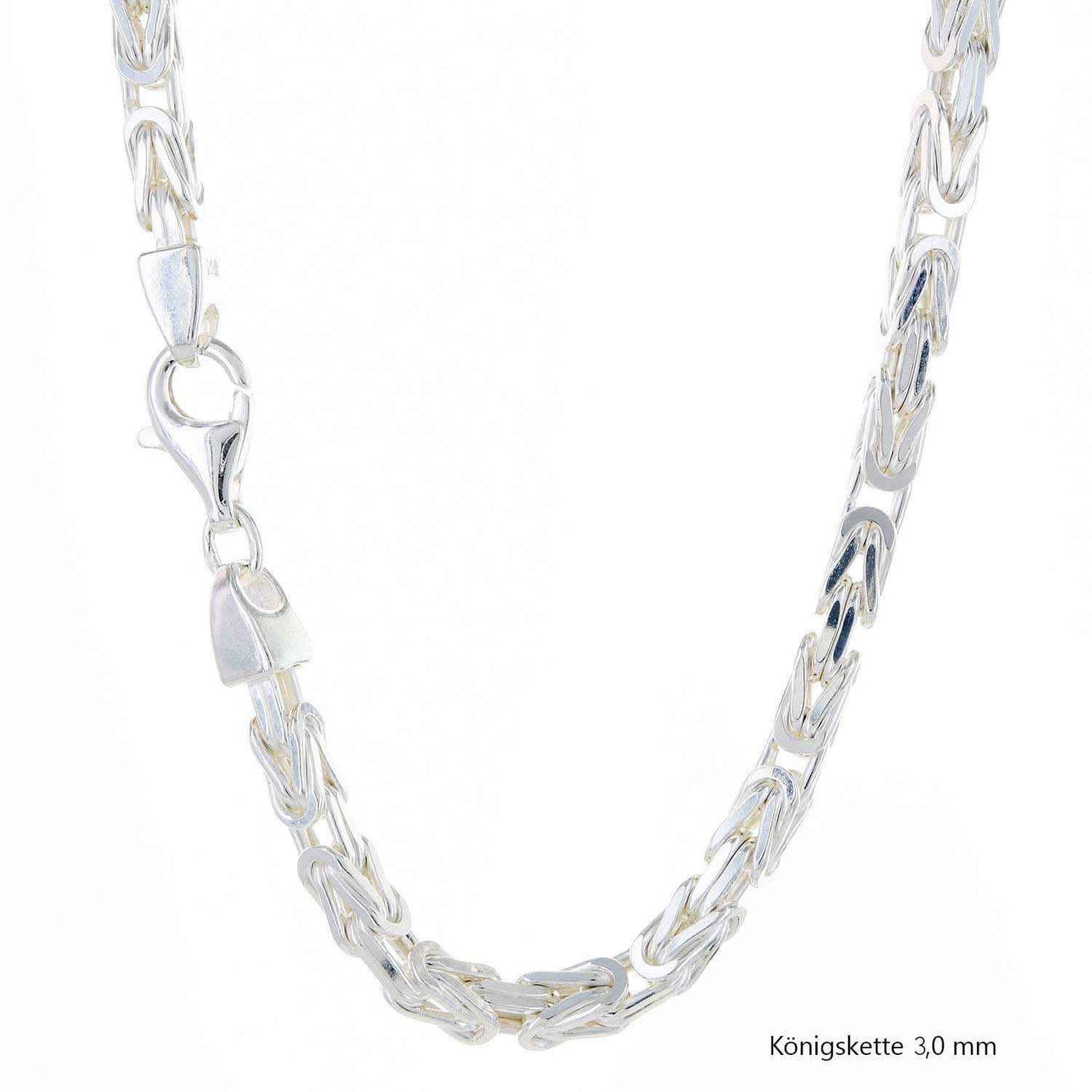 Königskette Halskette 925 Sterlingsilber Auswahl - Firma Holzenplotz - Silberketten-Goldketten.de