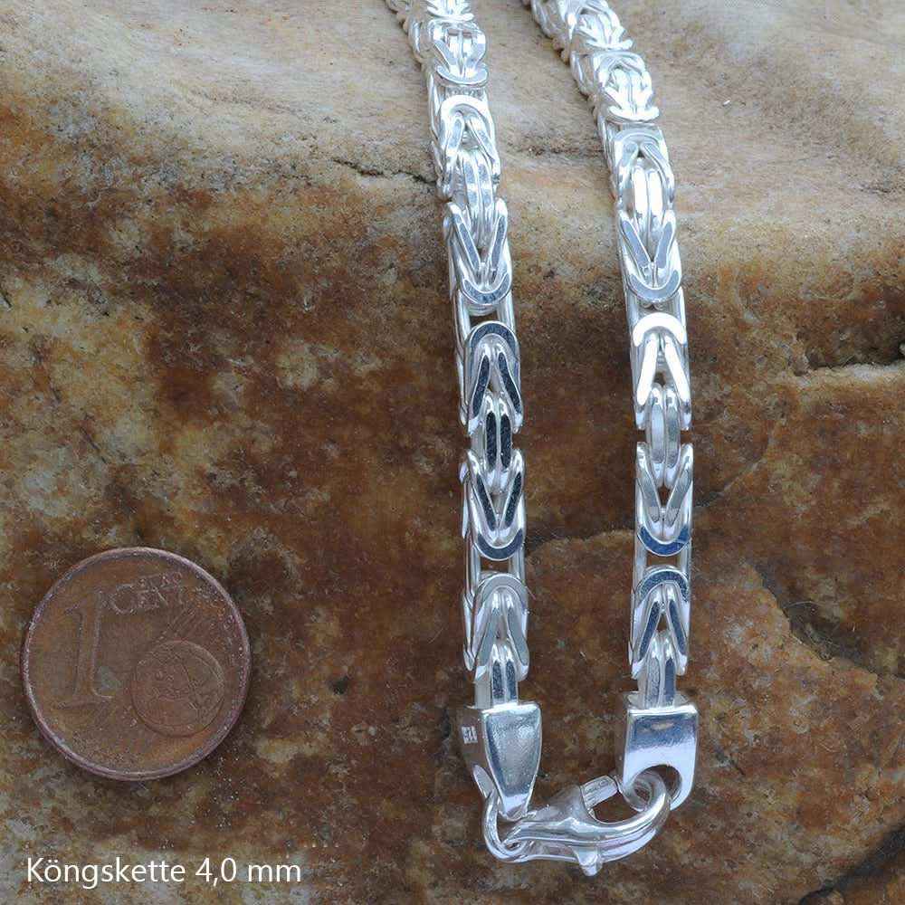 Königskette Halskette 925 Sterlingsilber Auswahl - Firma Holzenplotz - Silberketten-Goldketten.de