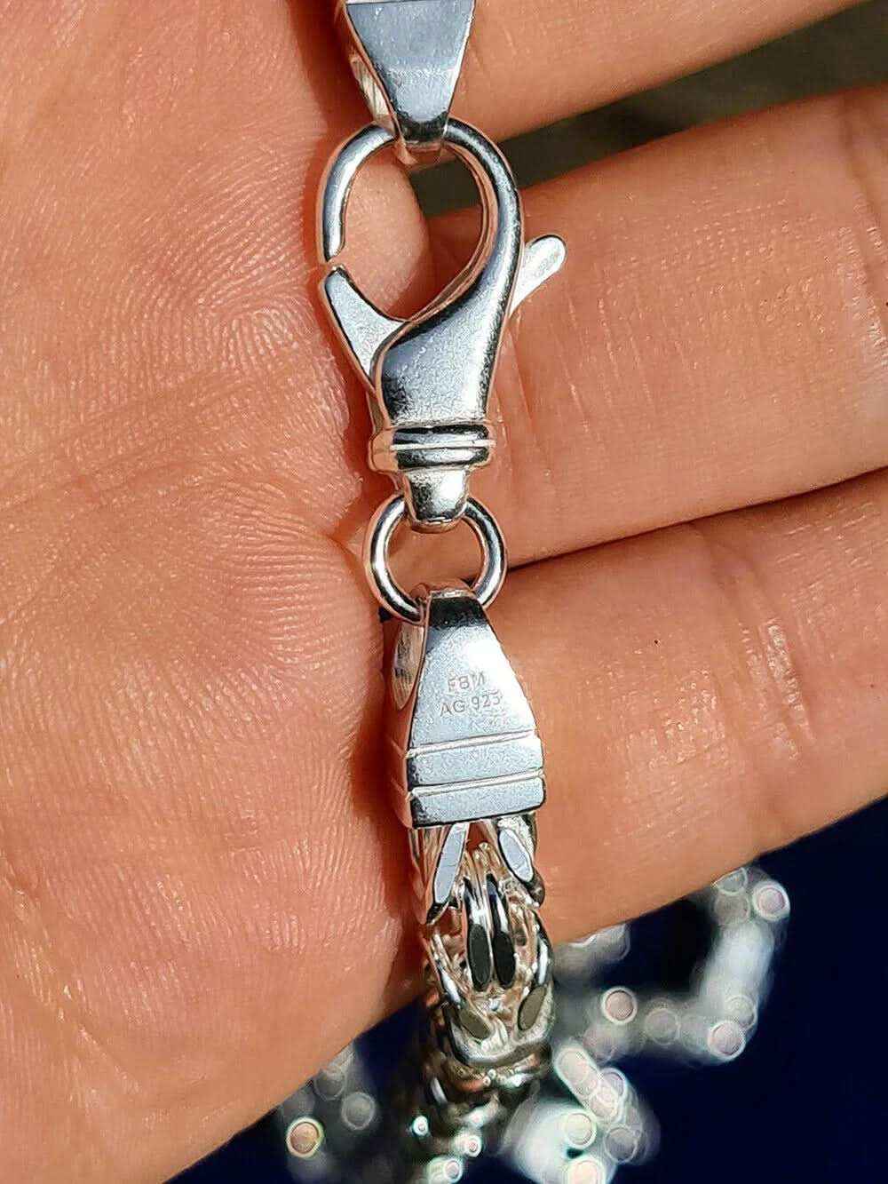 Königskette Halskette Armkette Breite 5,1 mm 925 Sterlingsilber - Firma Holzenplotz - Silberketten-Goldketten.de