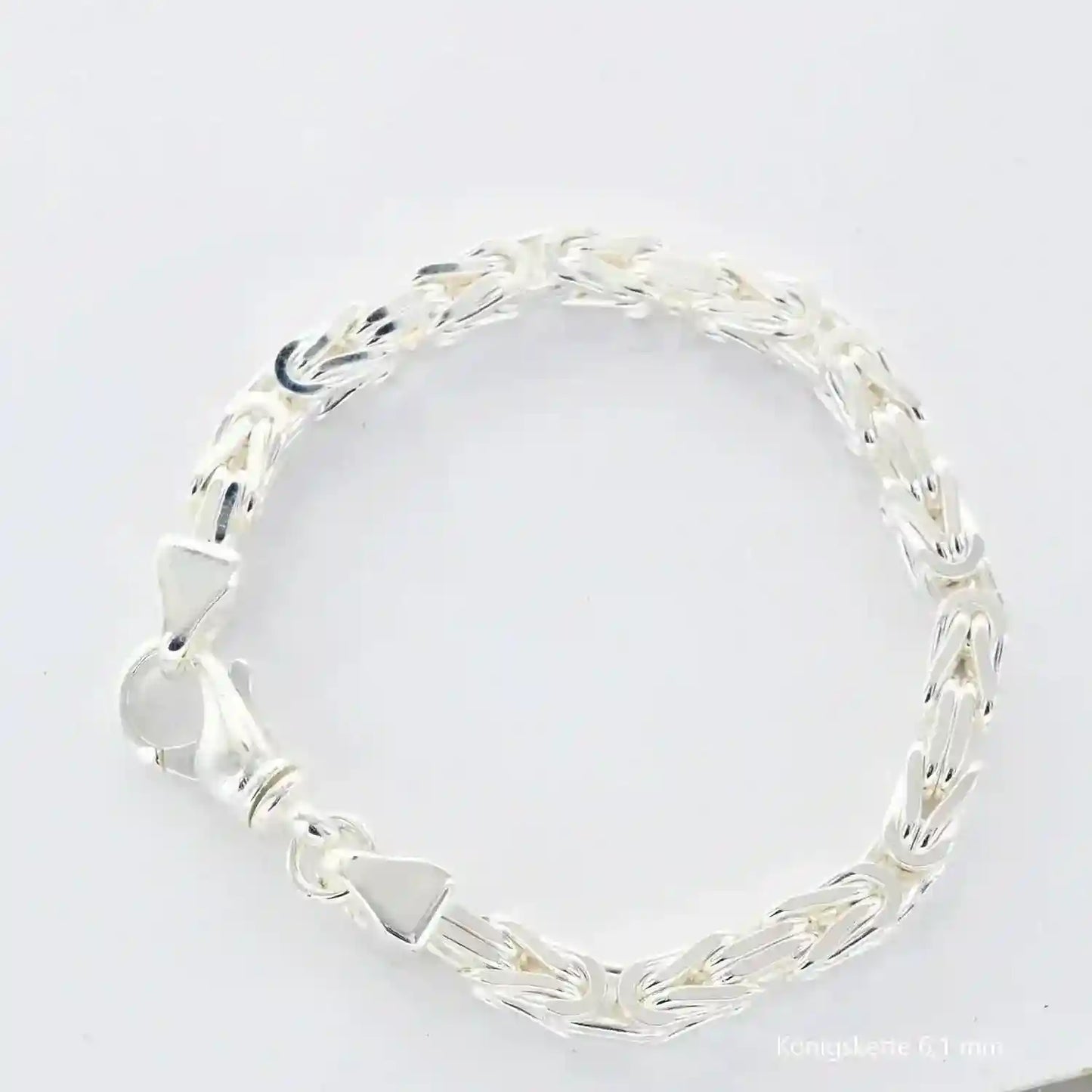 Königskette Halskette oder Armband Breite 6,1 mm - massiv 925 Sterlingsilber Auswahl