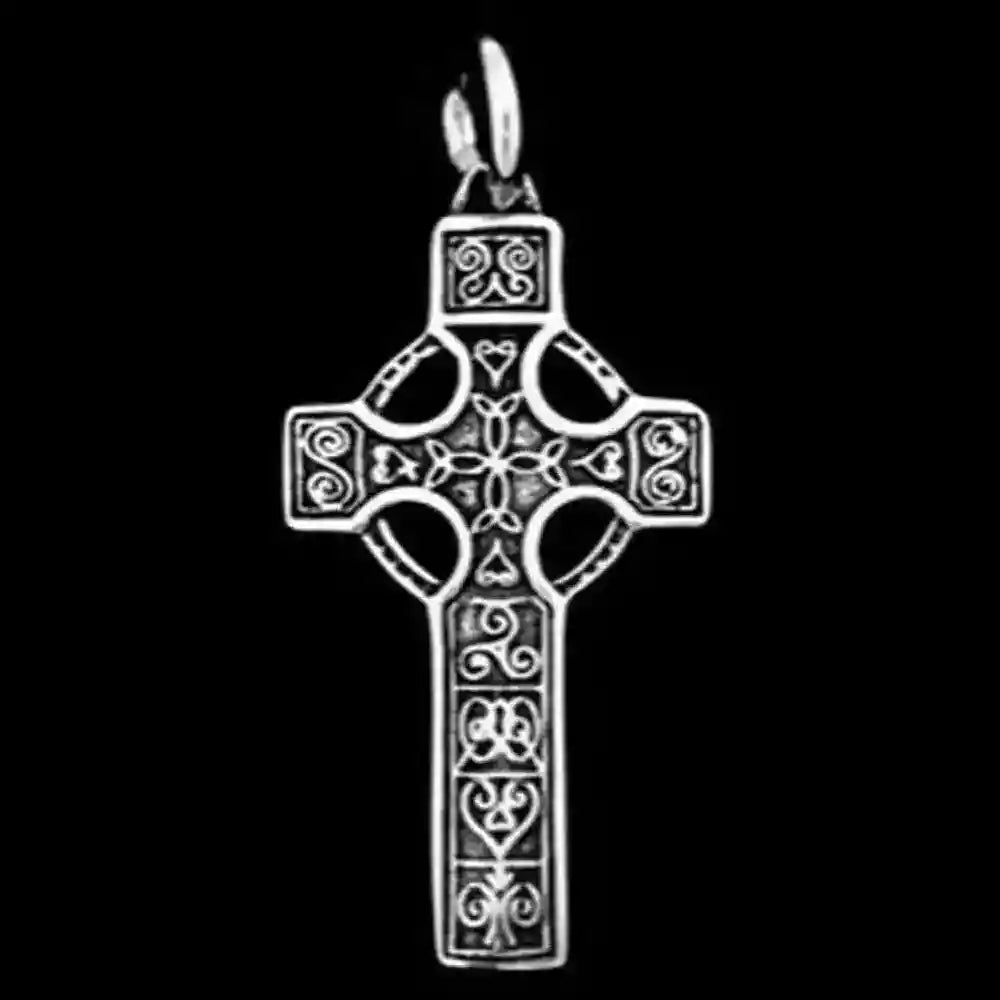 Kreuz Celtic Schmuck Anhänger 925er Silber - Kreuze - 42x19mm