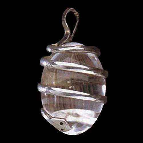 Kristallschlange Schmuck Anhänger 925er Silber 38x23mm