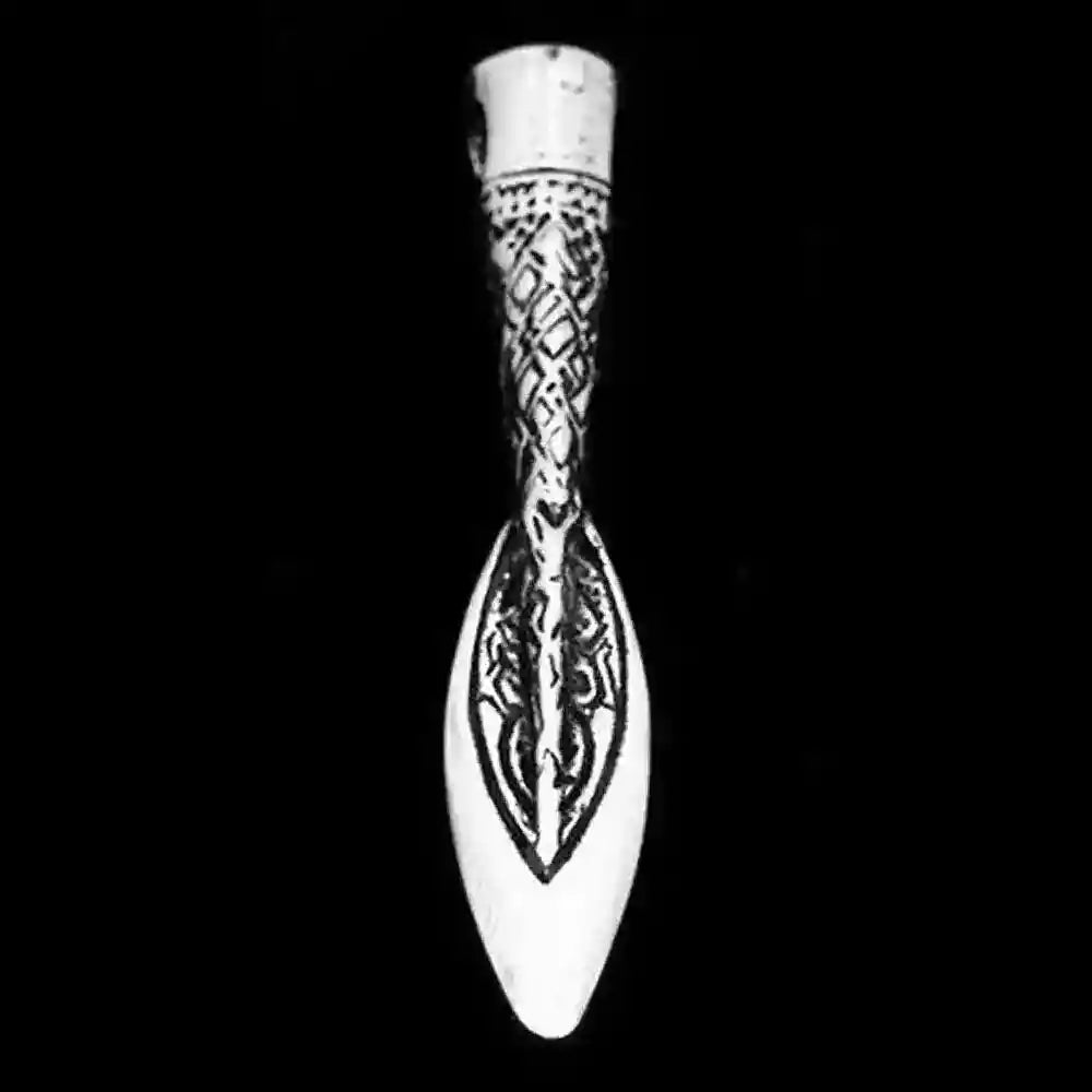 Lanze Schmuck Anhänger 925er Silber 41x7mm