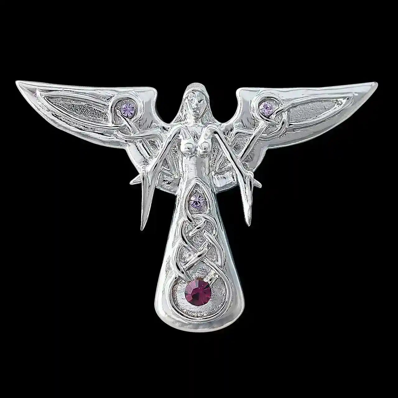 Leora Celeste Anhänger + Kette 925er Silber - Fantasie - 41x27mm