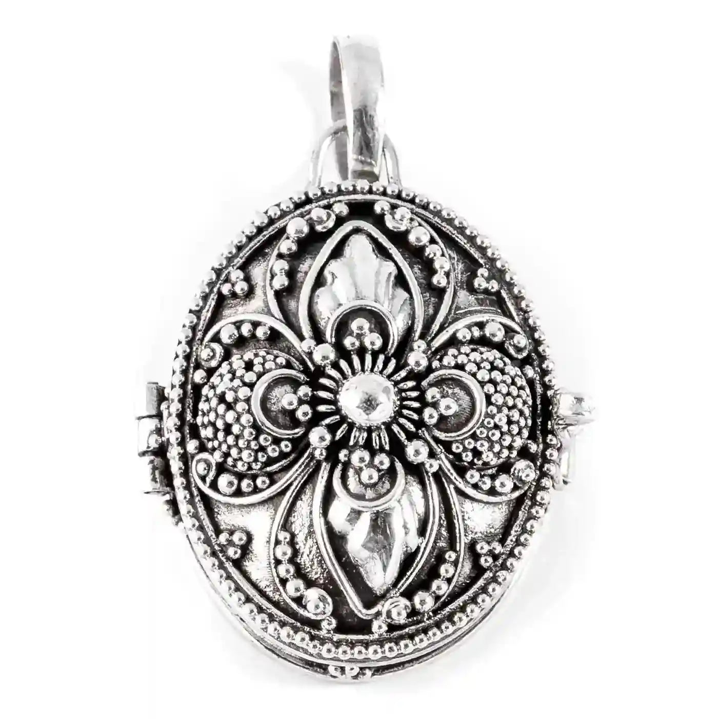 Medaillon Anhänger Schmuck 925er Silber 32x21mm Höhe inklusive Öse