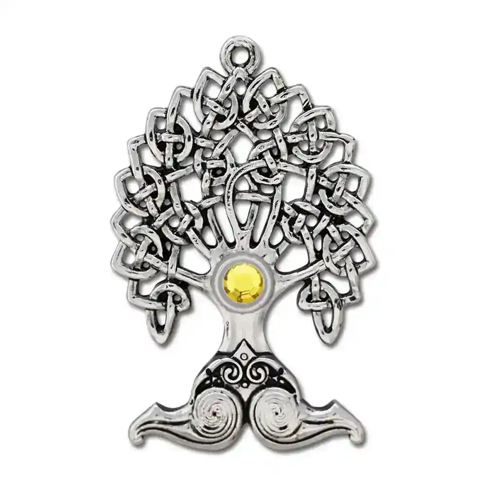 Merlins Eiche Mythische Kelten Baum Knoten Schmuck Anhänger Amulett