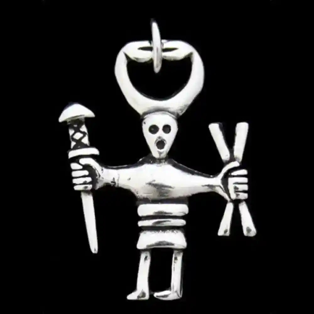 Odin-Amulett Schmuck Anhänger 925er Silber 35x23mm