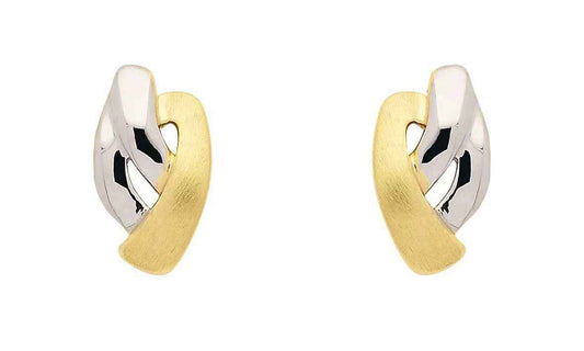 Ohrstecker   333 Gold rhodiniert
