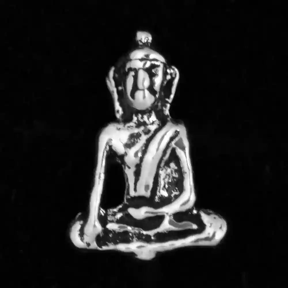 Ohrstecker Kleiner Buddha 8 mm 925er Silber - Firma Holzenplotz - Silberketten-Goldketten.de