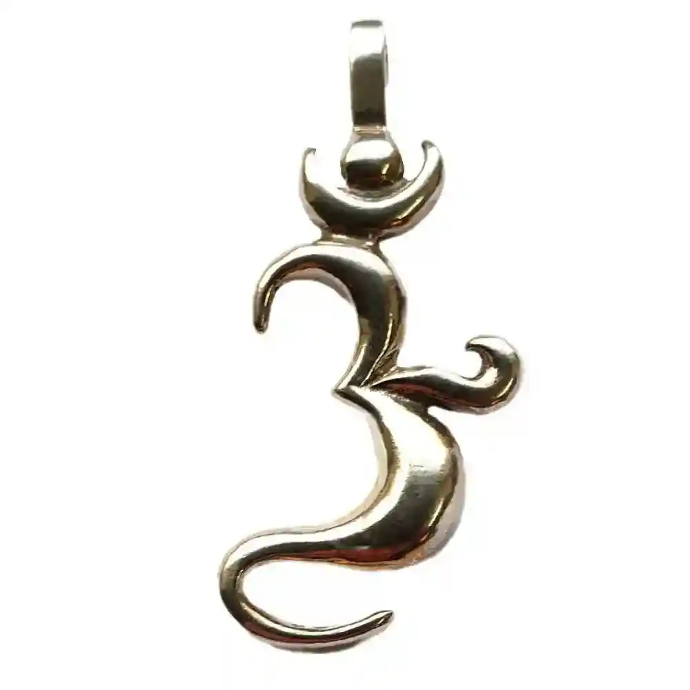 Om Schmuck Anhänger 925er Silber - Om - 42x20mm - Firma Holzenplotz - Silberketten-Goldketten.de