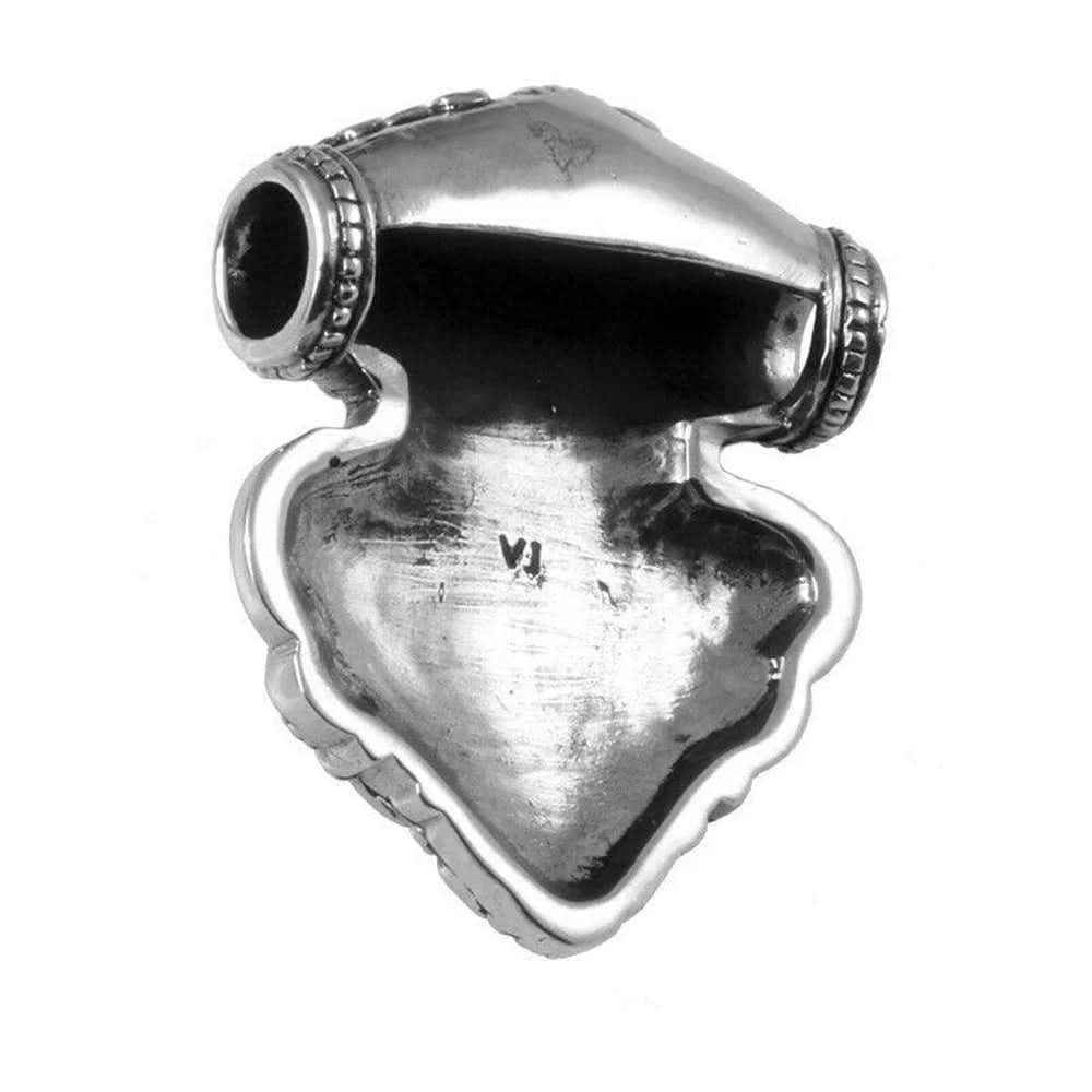 Rabenkopf Amulett Rabe Schmuck Anhänger 925er Silber - Wikinger 2,7 x 3,3 cm