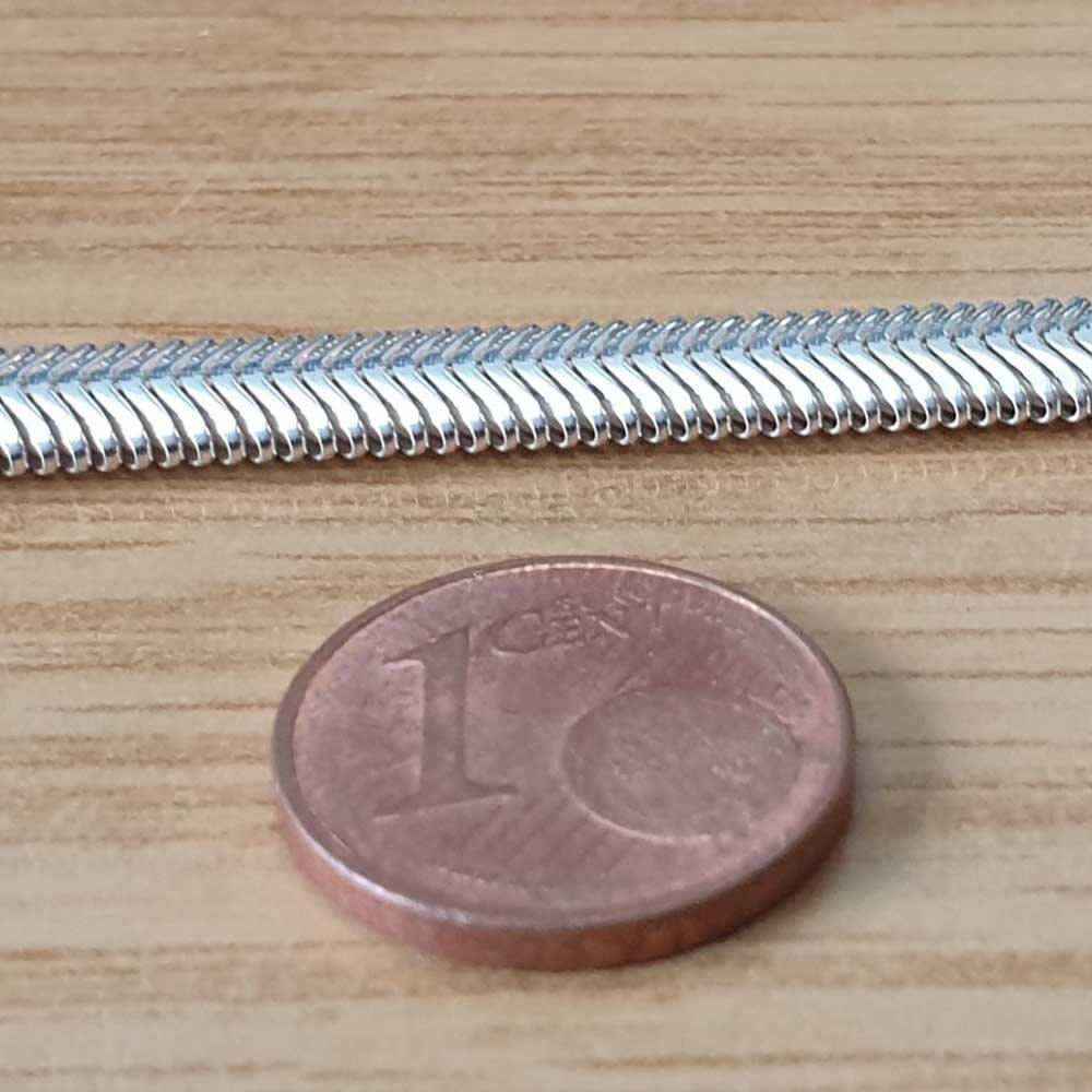 Schlangenkette Halskette 925 Sterlingsilber Auswahl