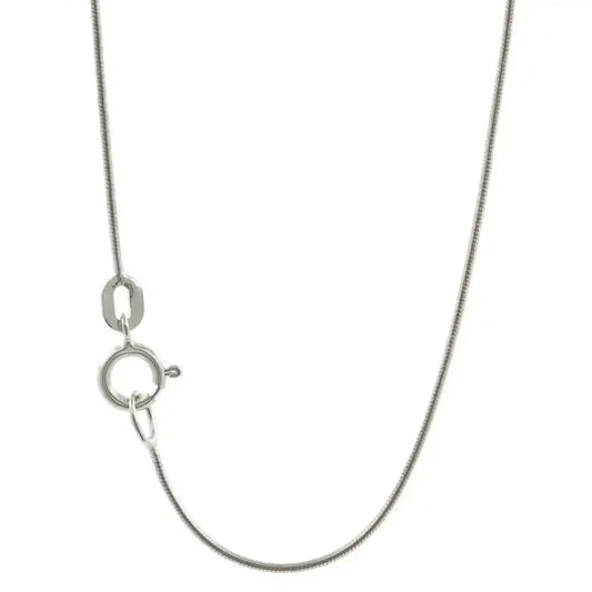 Schlangenkette Halskette Breite 0,8 mm - 925 Sterlingsilber Auswahl