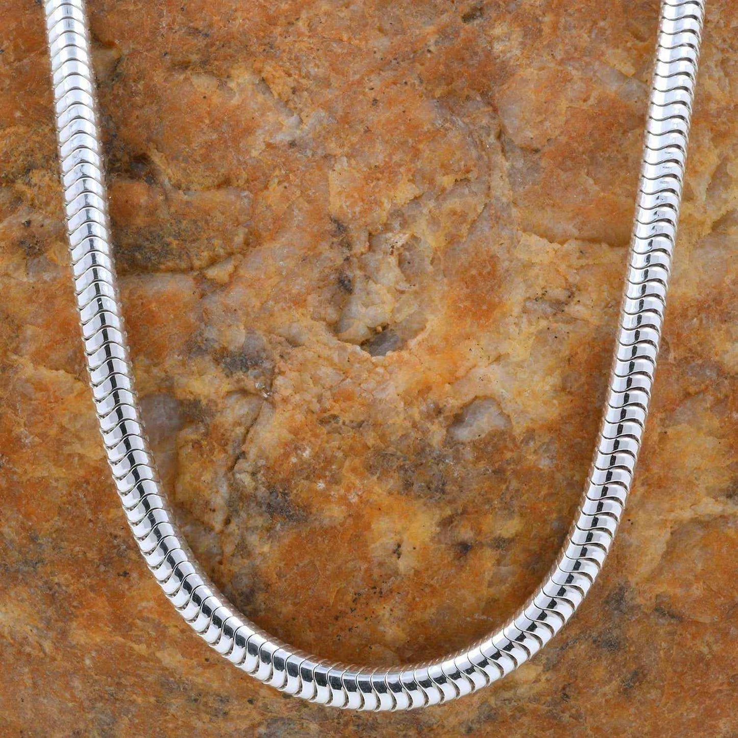 Schlangenkette Halskette Breite 3,2 mm - 925 Sterlingsilber Auswahl