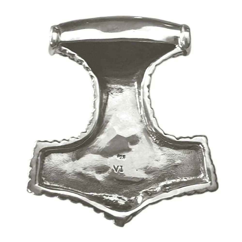 Schonenhammer Schmuck Anhänger 925er Silber - Thorhammer - 38x44mm