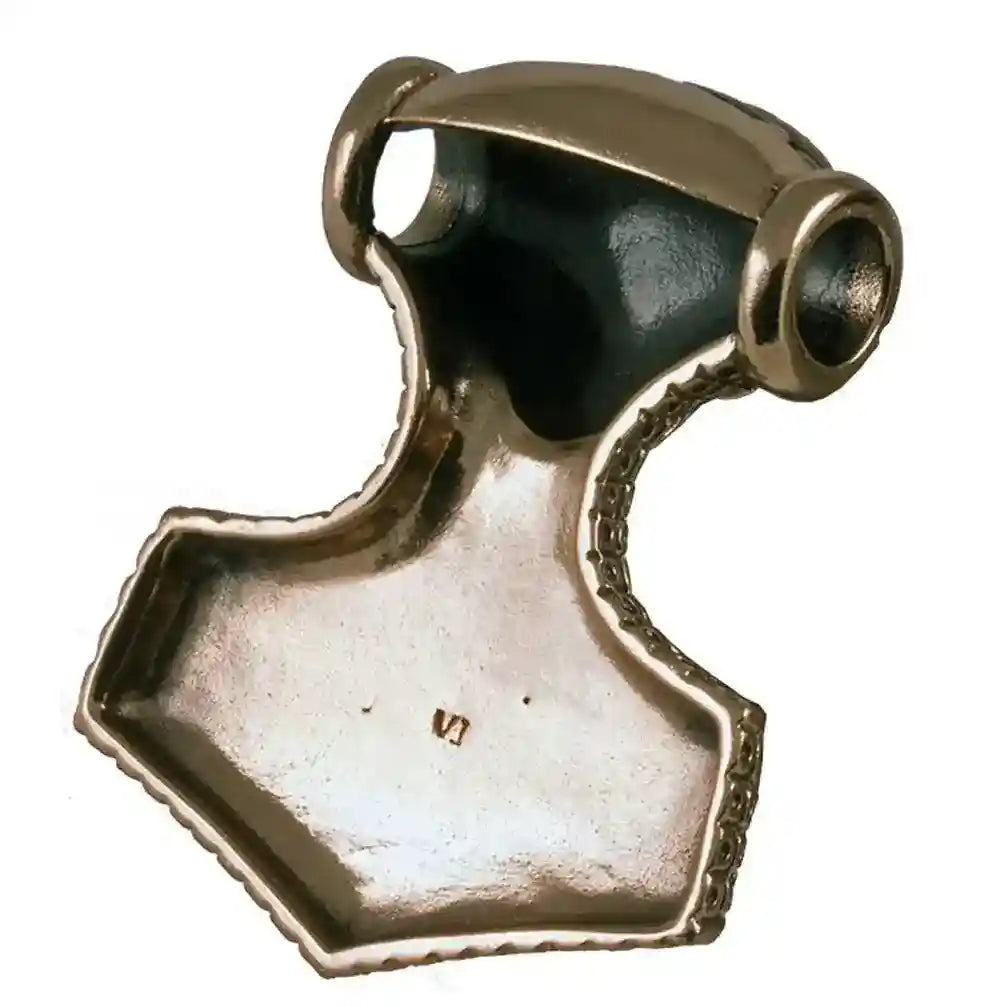 Schonenhammer Schmuck Anhänger Bronze - Thorhammer - 38x44mm