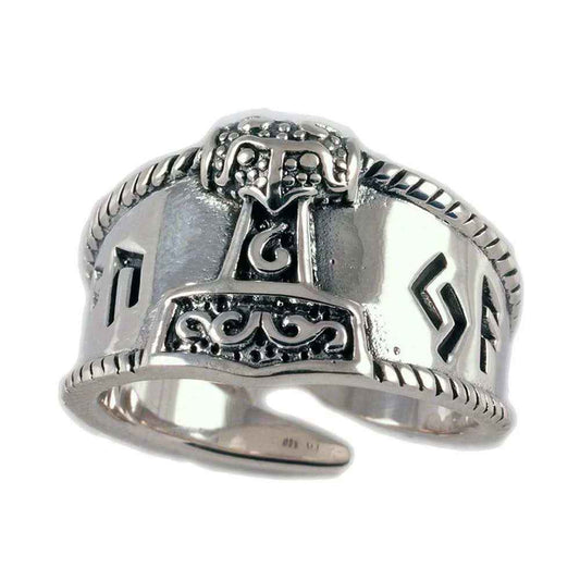 Schonenhammerring, verstellbar klein 925er Silber Größe 52-60