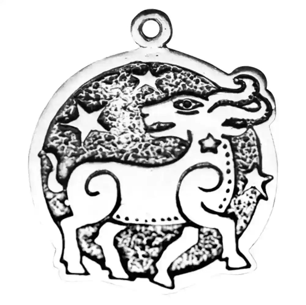 Sidellu Gwynder Keltische Sternzeichen Anhänger versilbert Kette 1. Jan - 22. Jan