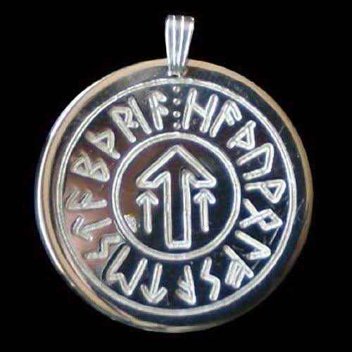 Siegrune Anhänger Schmuck - Runen - 35mm Durchmesser