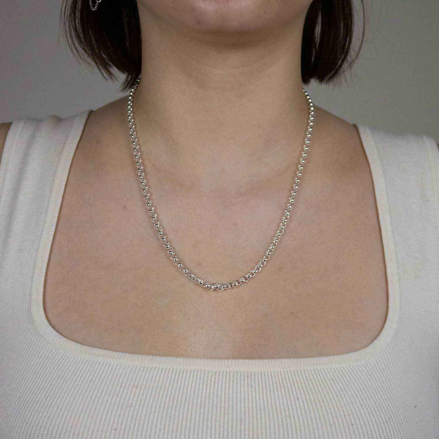 Silberkette Echt 925 Sterlingsilber Erbskette Silber Halskette - Damenkette und Herrenkette Made in Germany