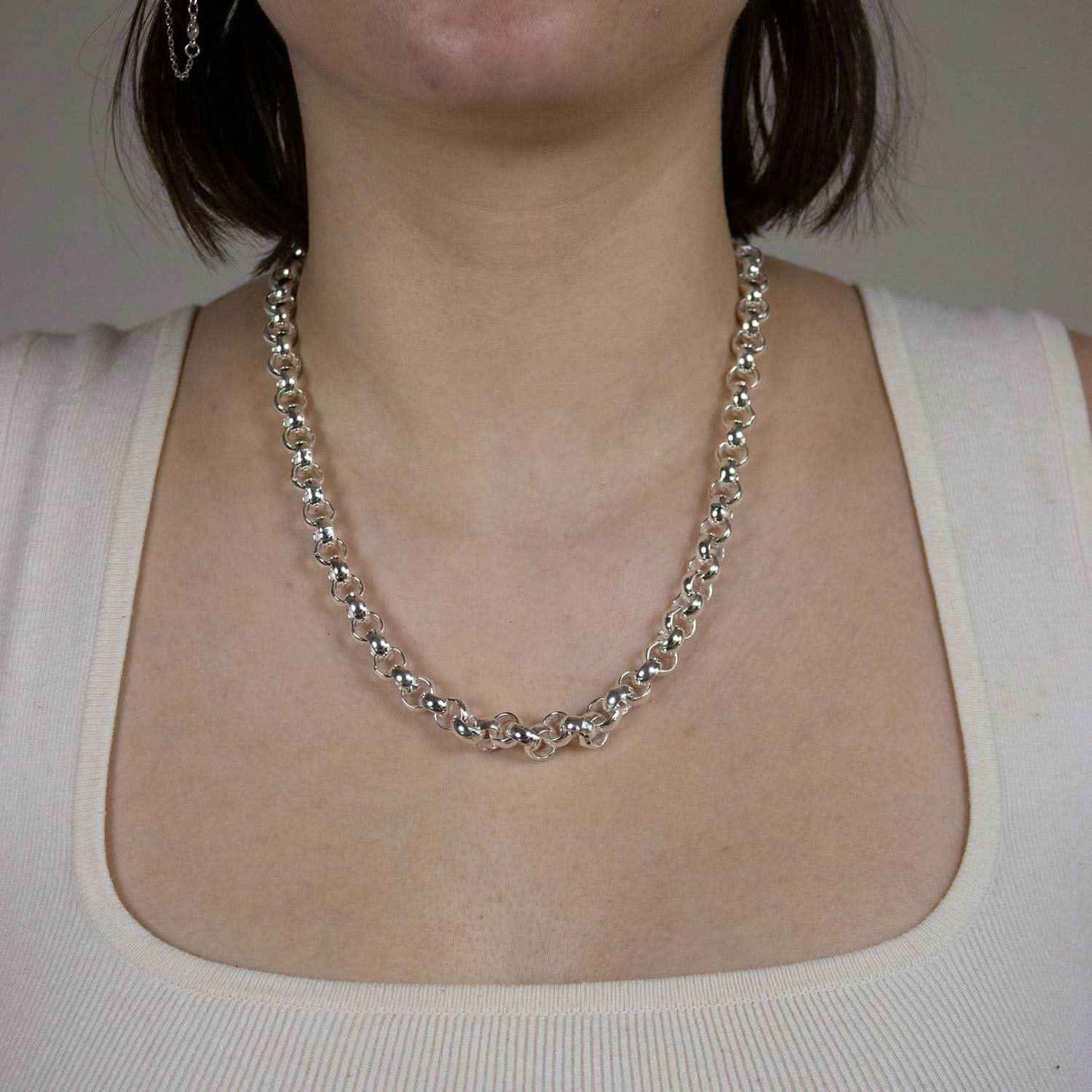 Silberkette Echt 925 Sterlingsilber Erbskette Silber Halskette - Damenkette und Herrenkette Made in Germany