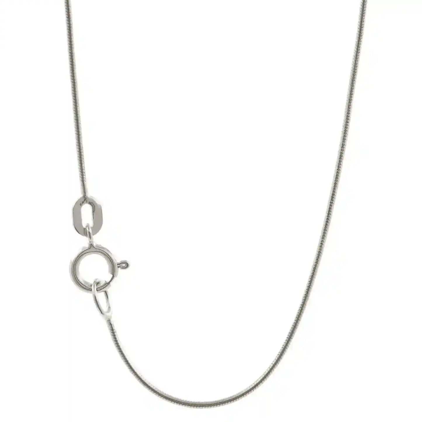 Silberkette Echt 925 Sterlingsilber Schlangenkette rund Silber Halskette - Damenkette Made in Germany - Firma Holzenplotz - Silberketten-Goldketten.de