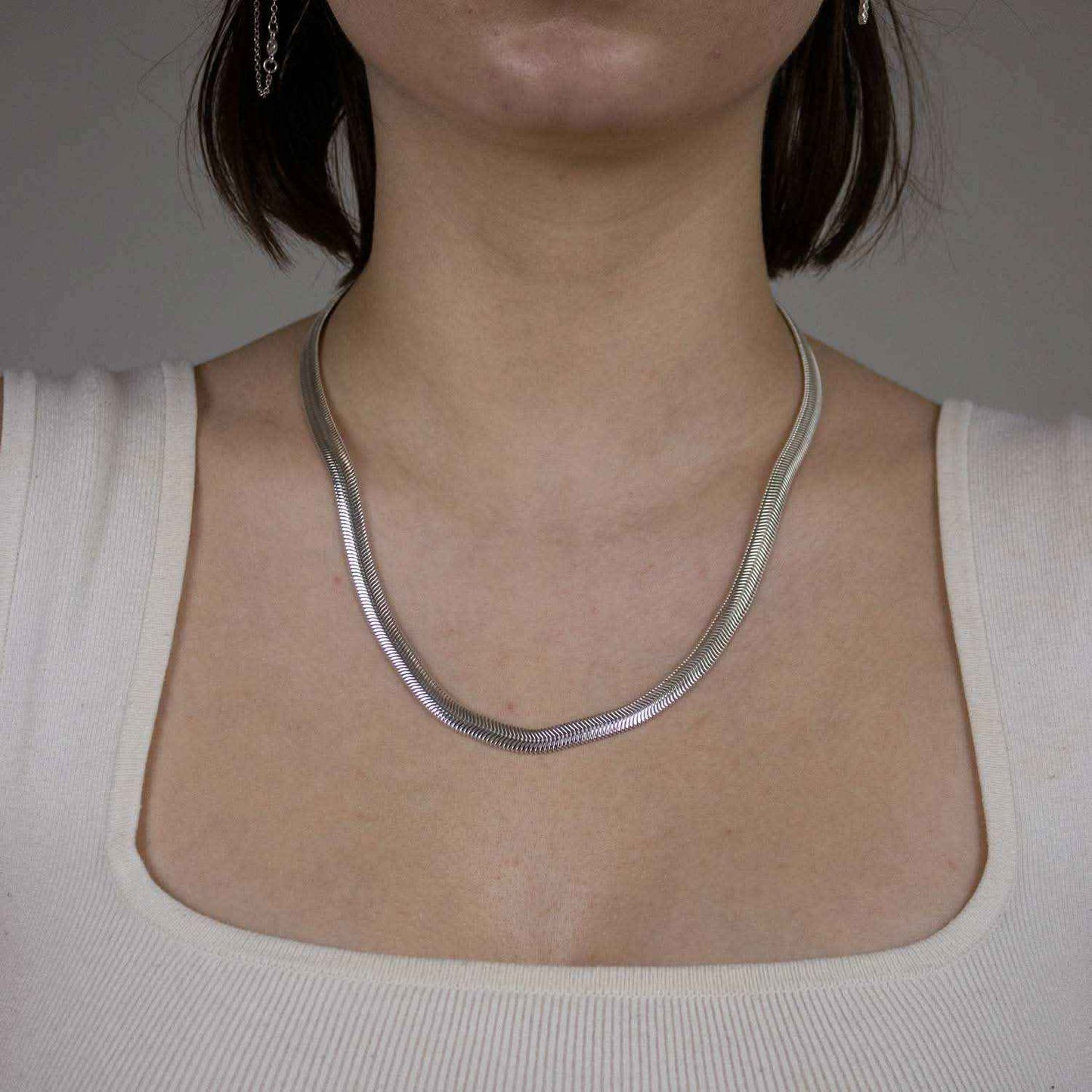 Silberkette Echt 925 Sterlingsilber Schlangenkette rund Silber Halskette - Damenkette Made in Germany - Firma Holzenplotz - Silberketten-Goldketten.de