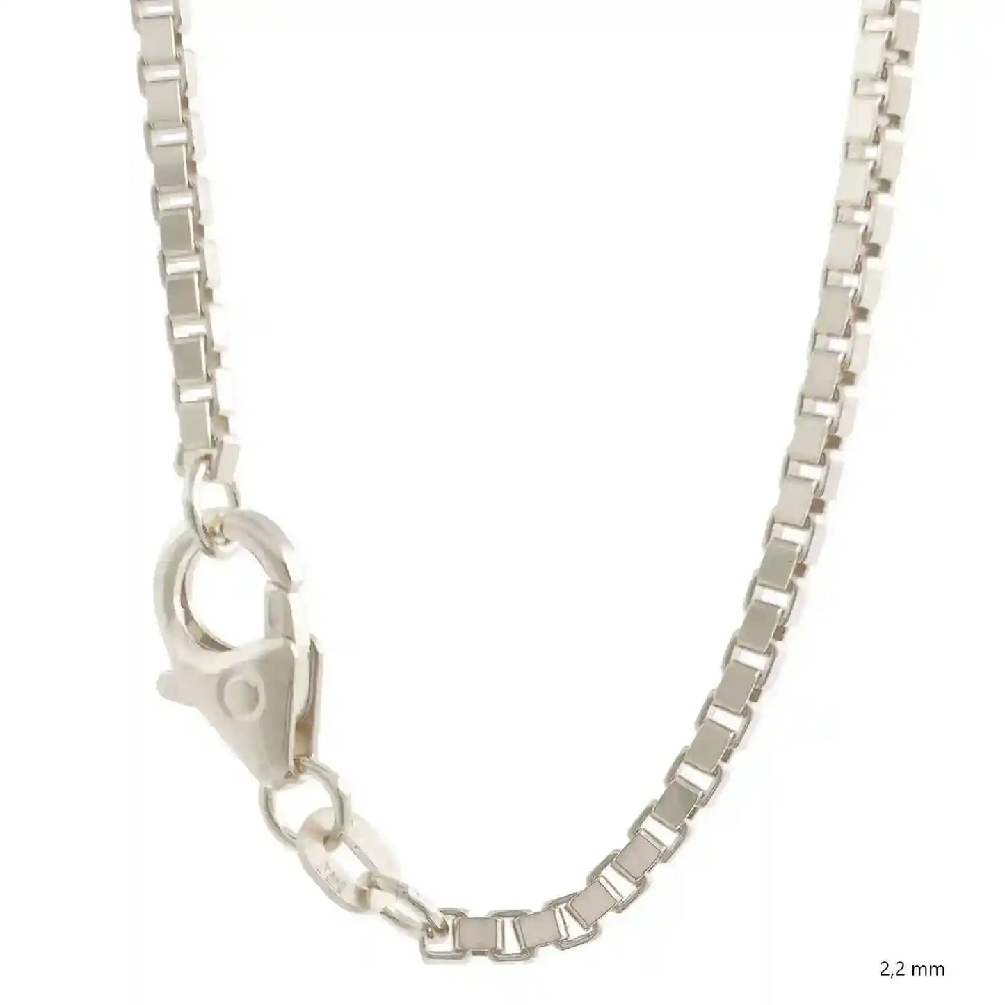 Silberkette Echt 925 Sterlingsilber Venezianerkette Silber Halskette - Damenkette und Herrenkette Made in Germany
