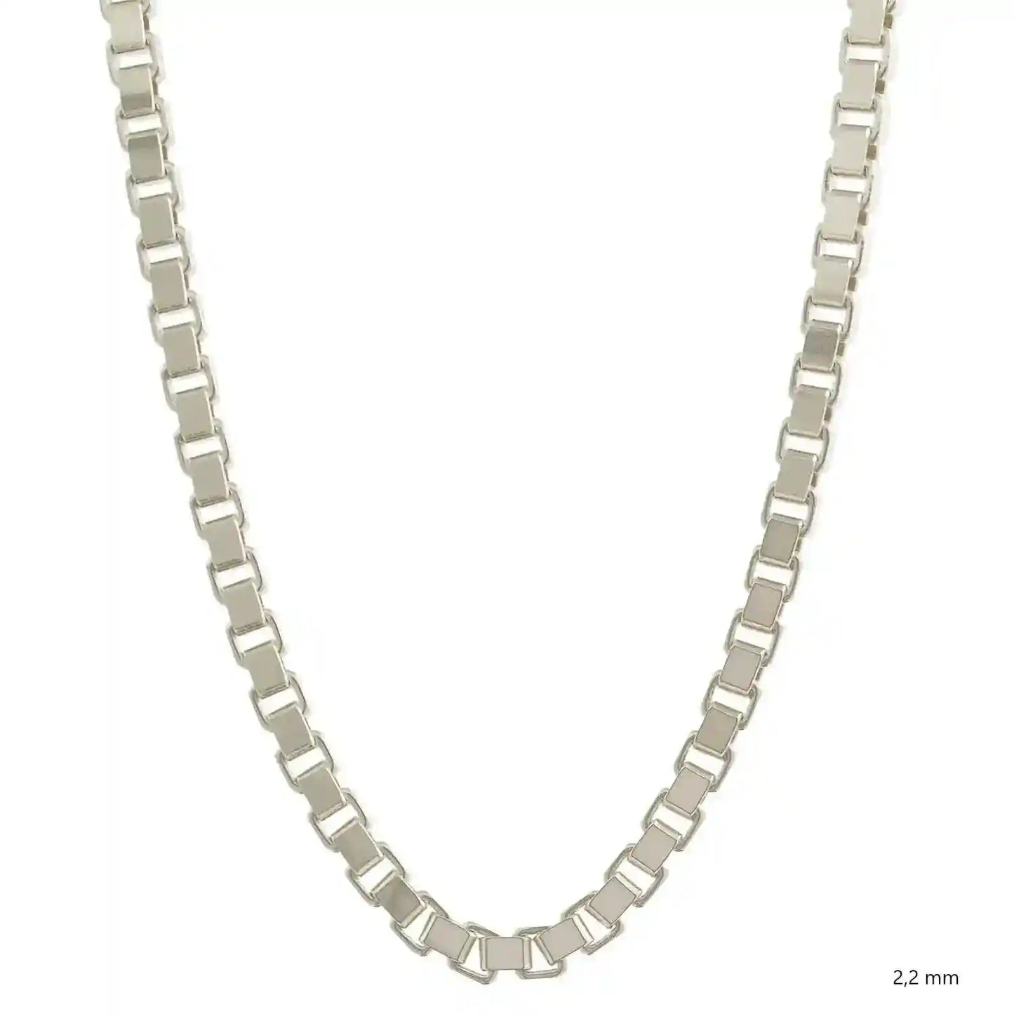 Silberkette Echt 925 Sterlingsilber Venezianerkette Silber Halskette - Damenkette und Herrenkette Made in Germany