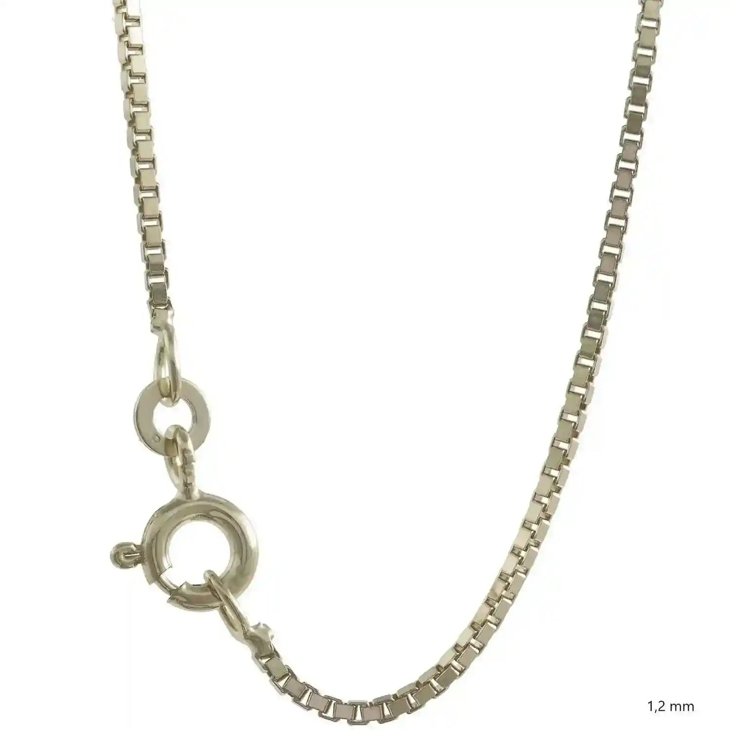 Silberkette Echt 925 Sterlingsilber Venezianerkette Silber Halskette - Damenkette und Herrenkette Made in Germany