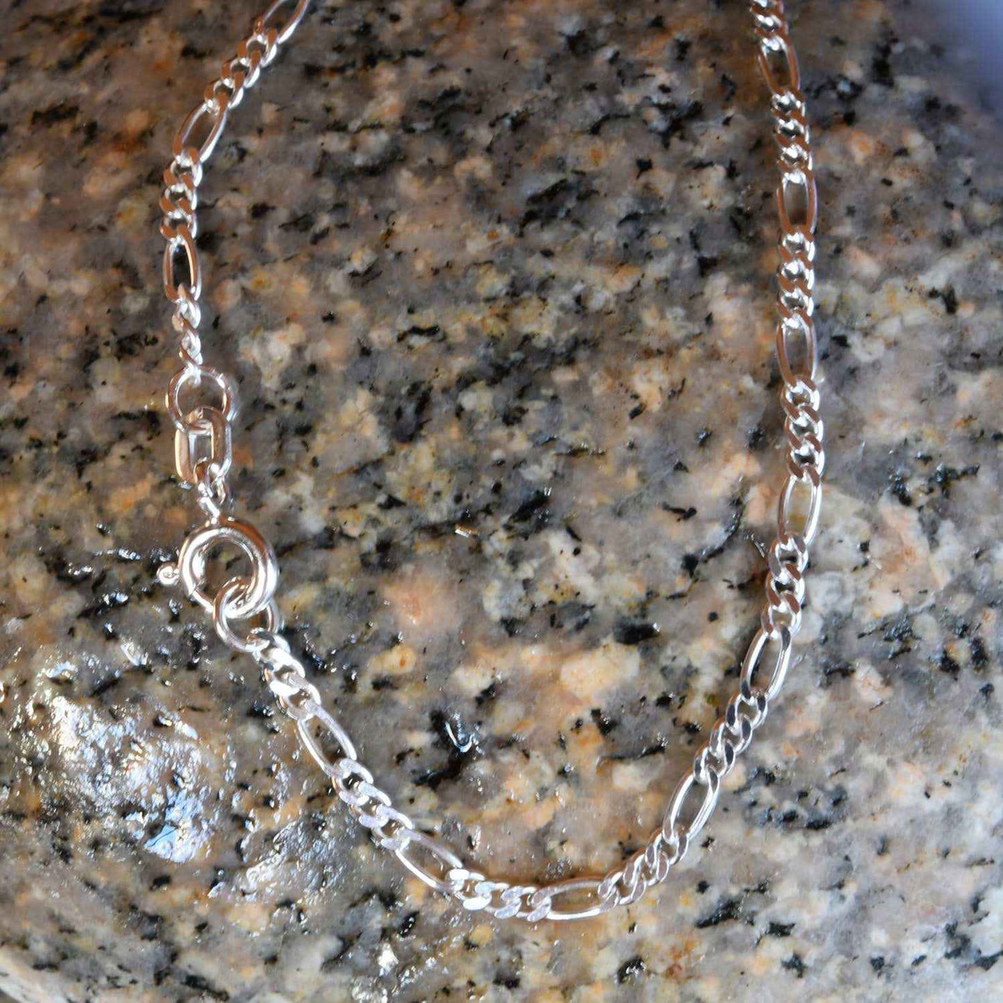 Silberkette Figarokette Breite 2,2mm - 925 Silber