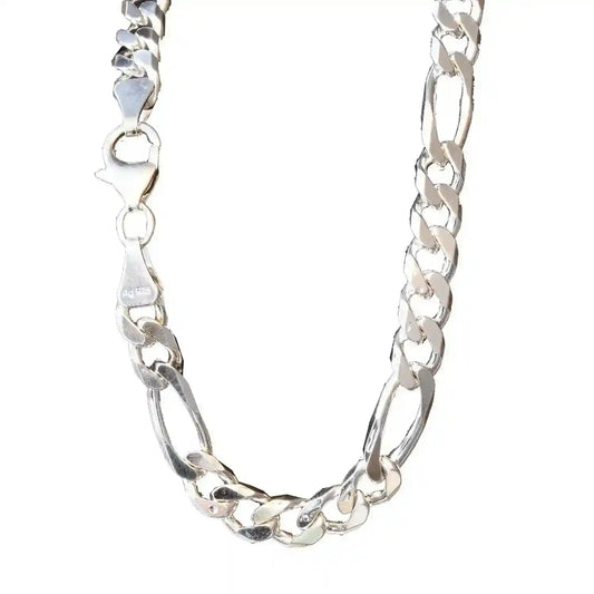 Silberkette Figarokette Breite 6,0mm - 925 Silber