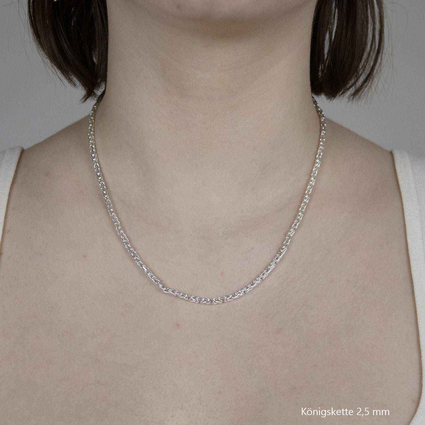 Silberkette Königskette Halsketten & Armketten echt 925 Sterlingsilber - Firma Holzenplotz - Silberketten-Goldketten.de