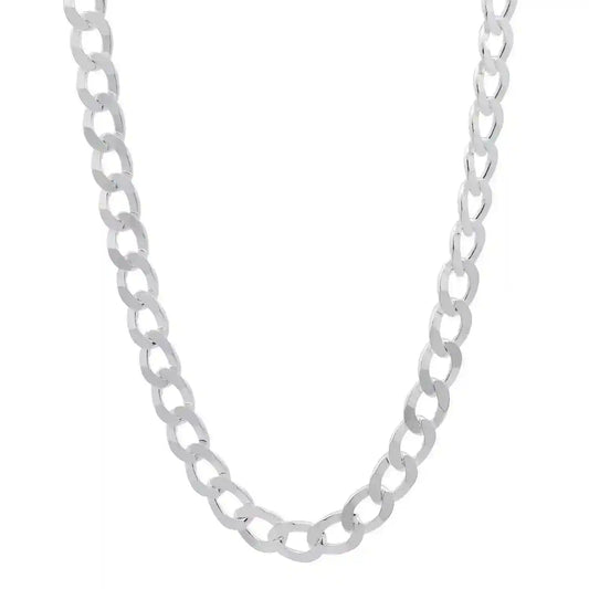 Silberkette Panzerkette Halskette Breite 4,5 mm echt massiv 925 Silber