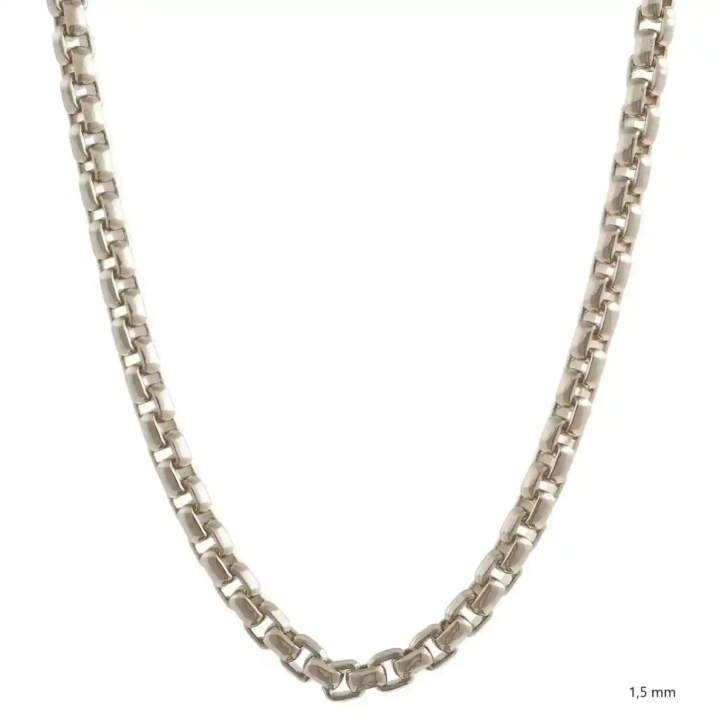 Silberkette Venezianerkette Breite 1,5mm - 925 Silber