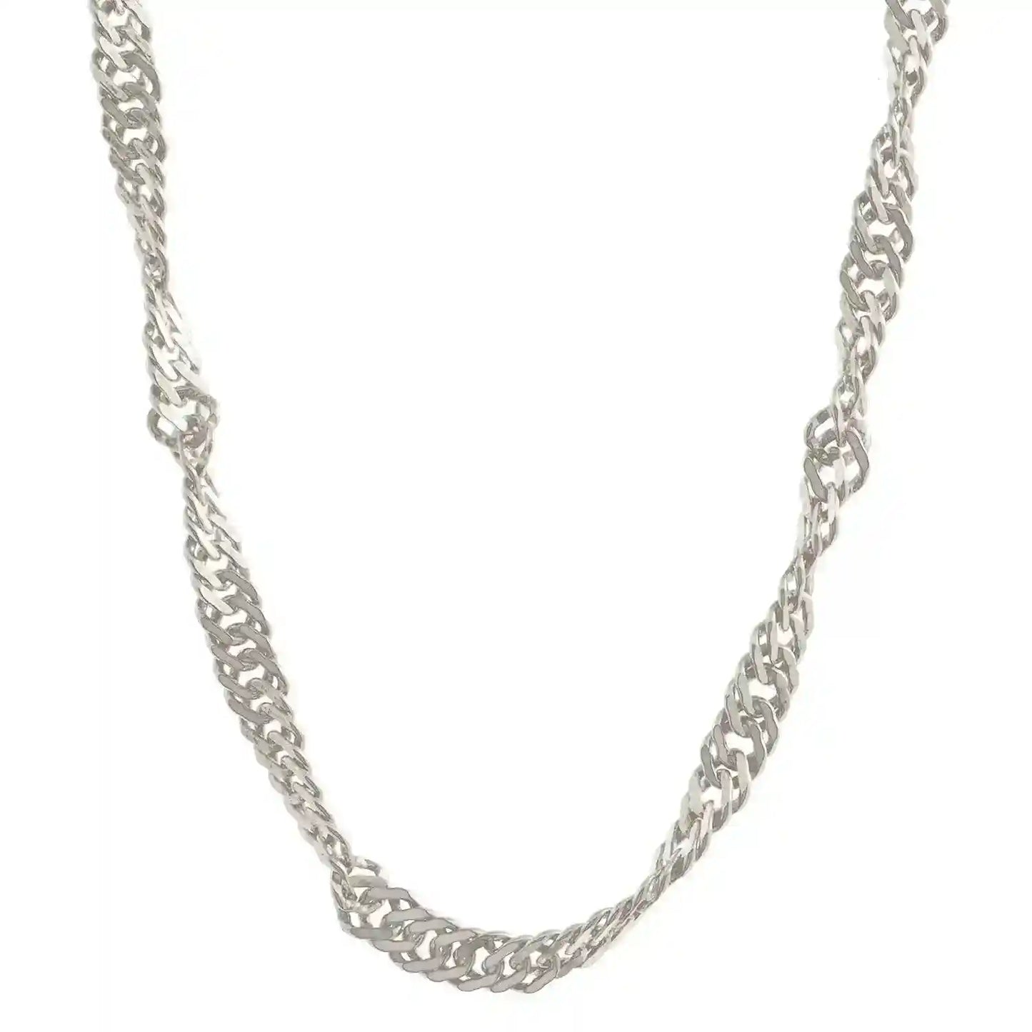 Singapurkette Halskette Breite 2,4 mm - 925 Sterlingsilber Auswahl