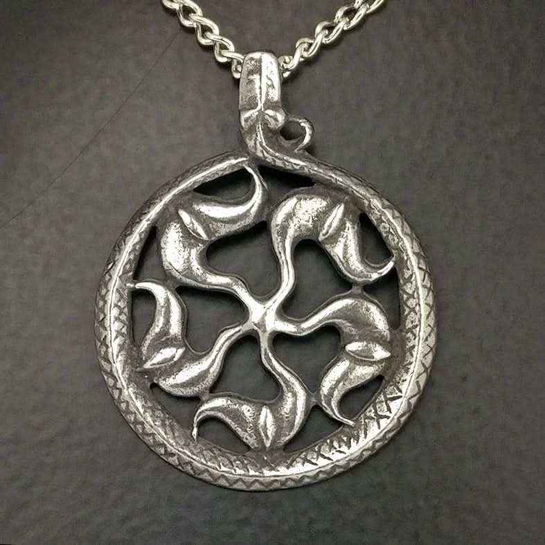 Sonnenrad Schmuck Anhänger - Sonne , Wikinger - 39x30mm