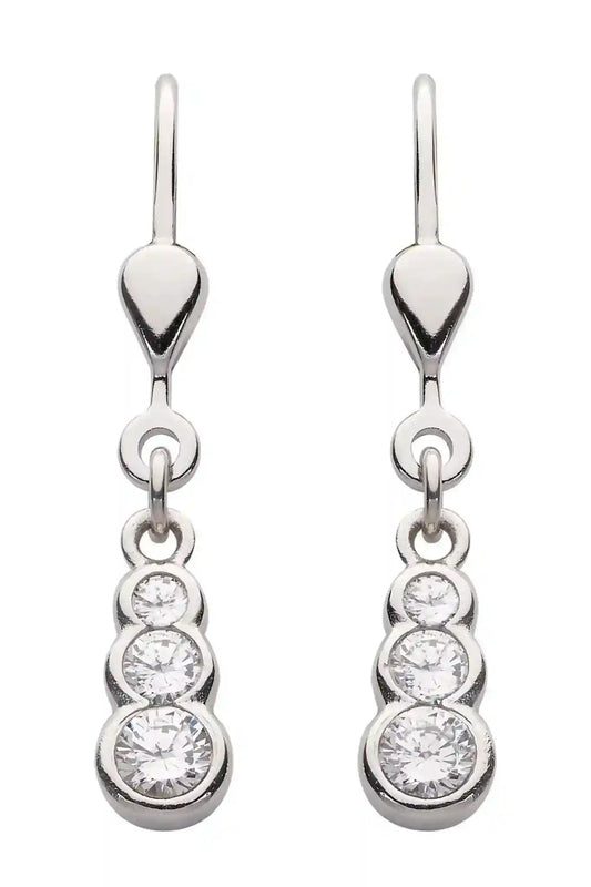 Sortiment Ohrschmuck  Zirkonia 925 Silber rhodiniert