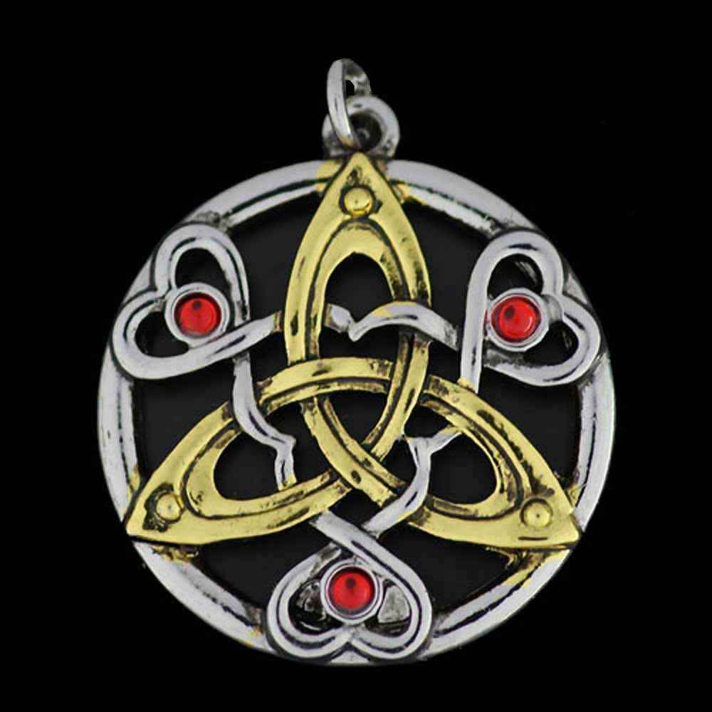 Talisman des Cu Chulainn Mythische Kelten Knoten Schmuck Anhänger Amulett
