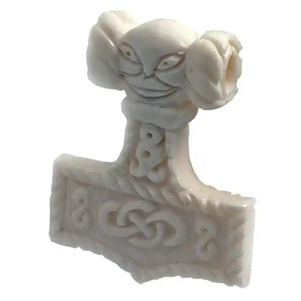 Thorhammer  Knochen Anhänger Schmuck Wikinger Viking